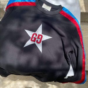Gucci GG Star Sweatshirt 4429 Blue